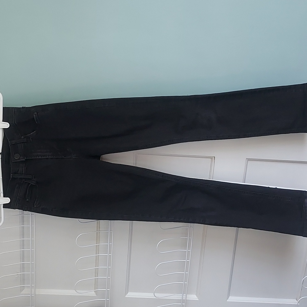 Mother Mid Rise Dazzler Ankle Not Guilty Black Denim Jeans